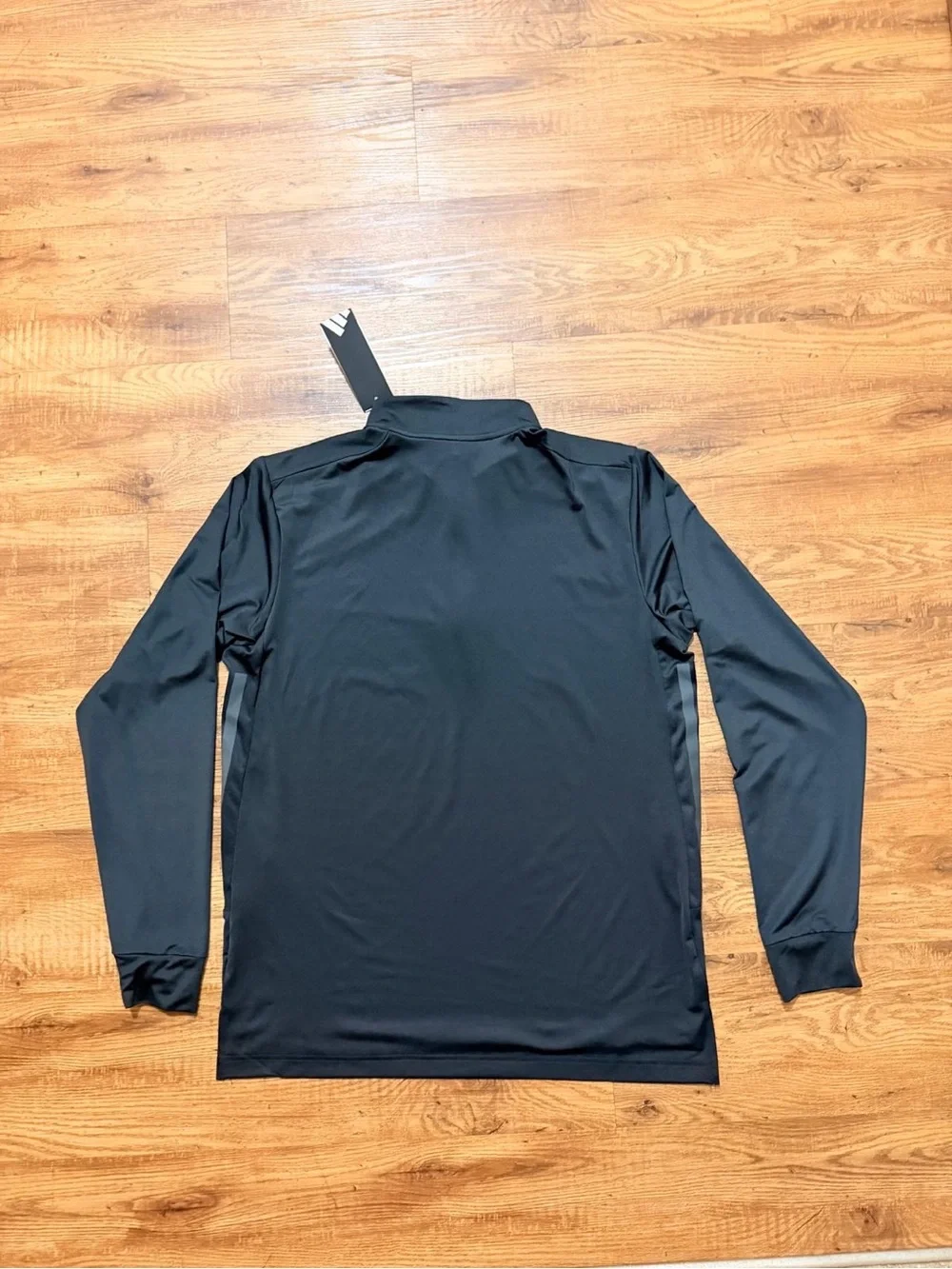 adidas Men’s Black Long-Sleeve Quarter Zip Pullover